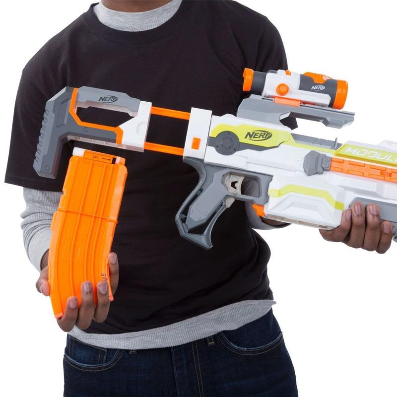 Nerf Modulus Ecs-10 - Hasbro - Lançadores de Dardos - Magazine Luiza